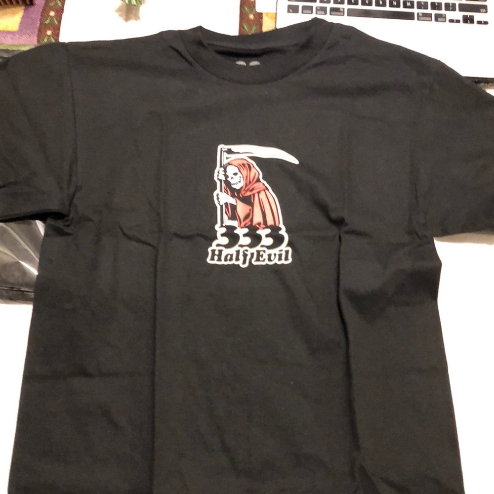 Half Evil Black Reaper Tshirt
